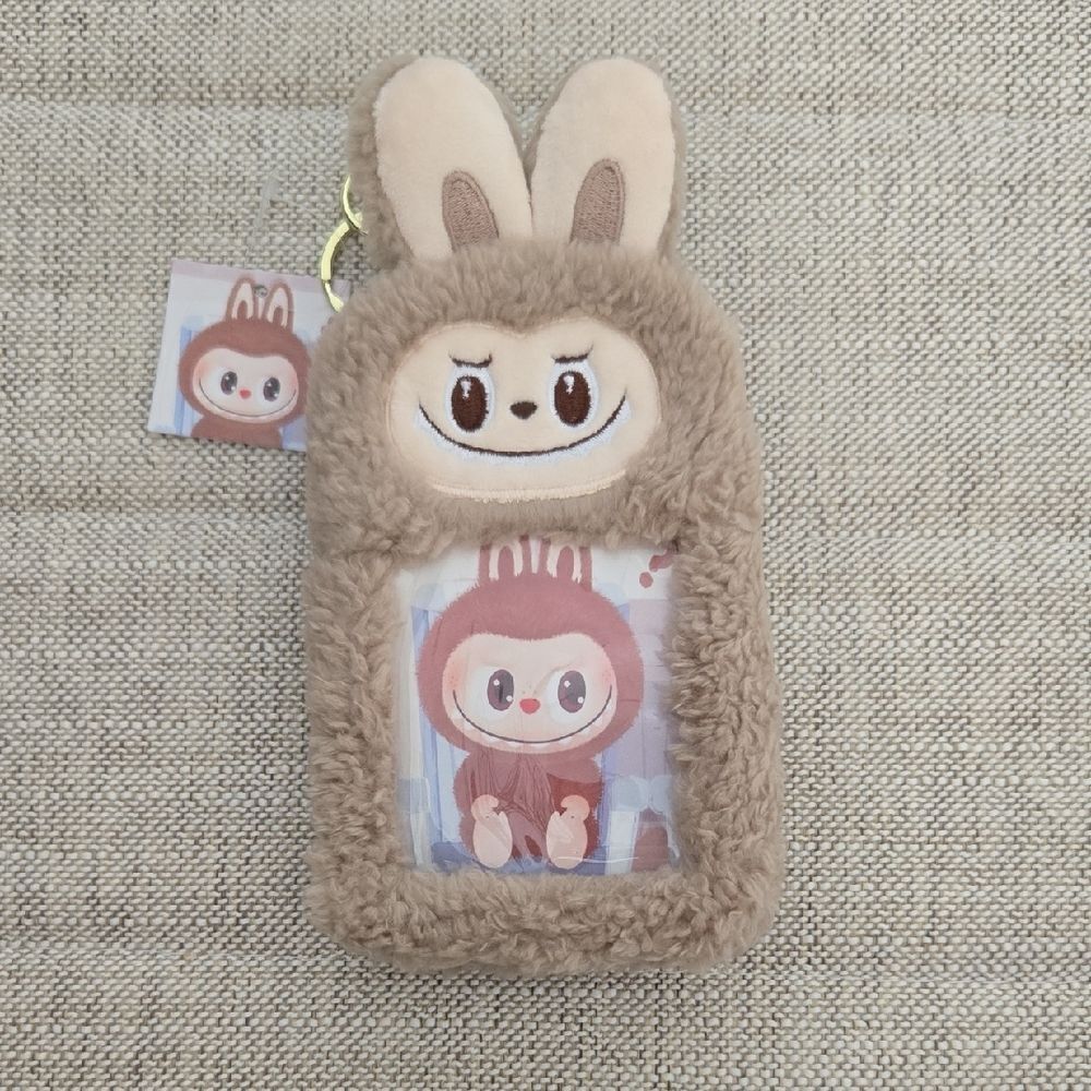 Labubu Plush Id Card KeyChain